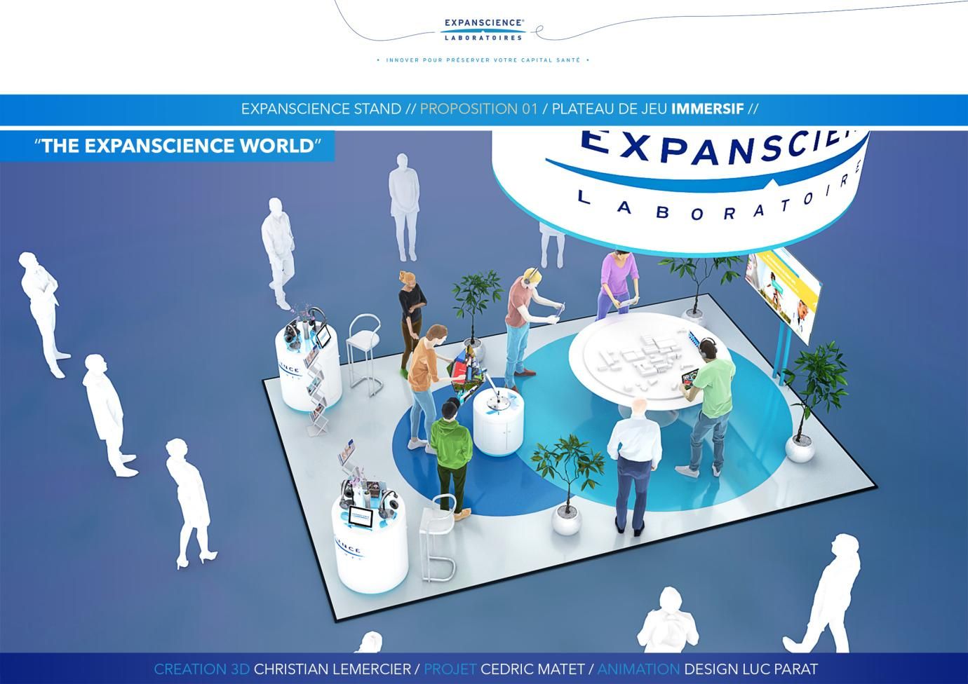 Laboratoires Expanscience — Stand en réalité augmentée