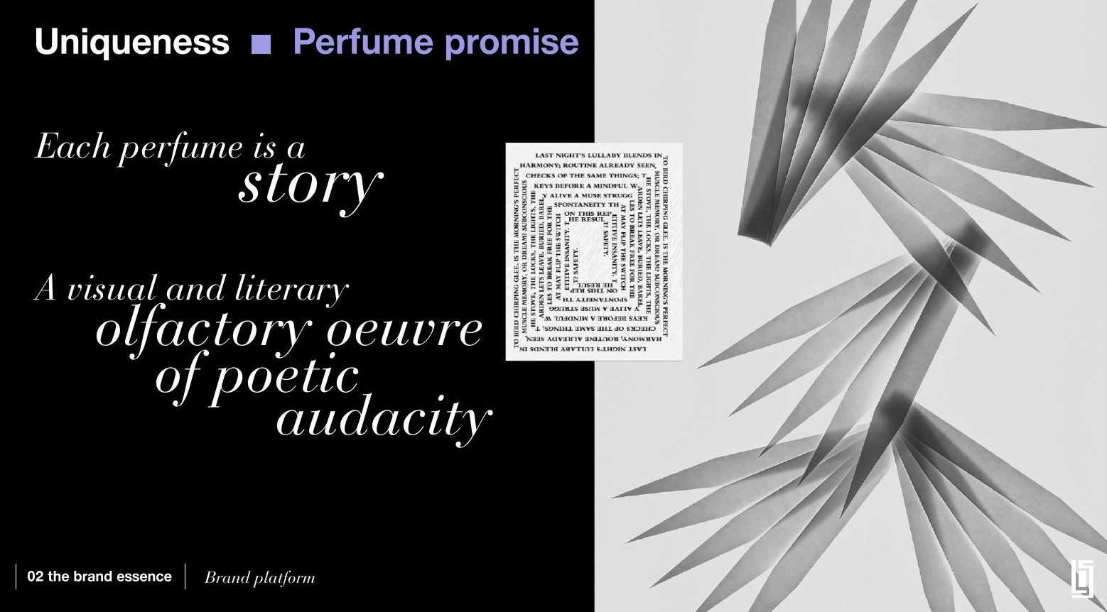 Serge Lutens — Brand book · Plateforme de marque 2025