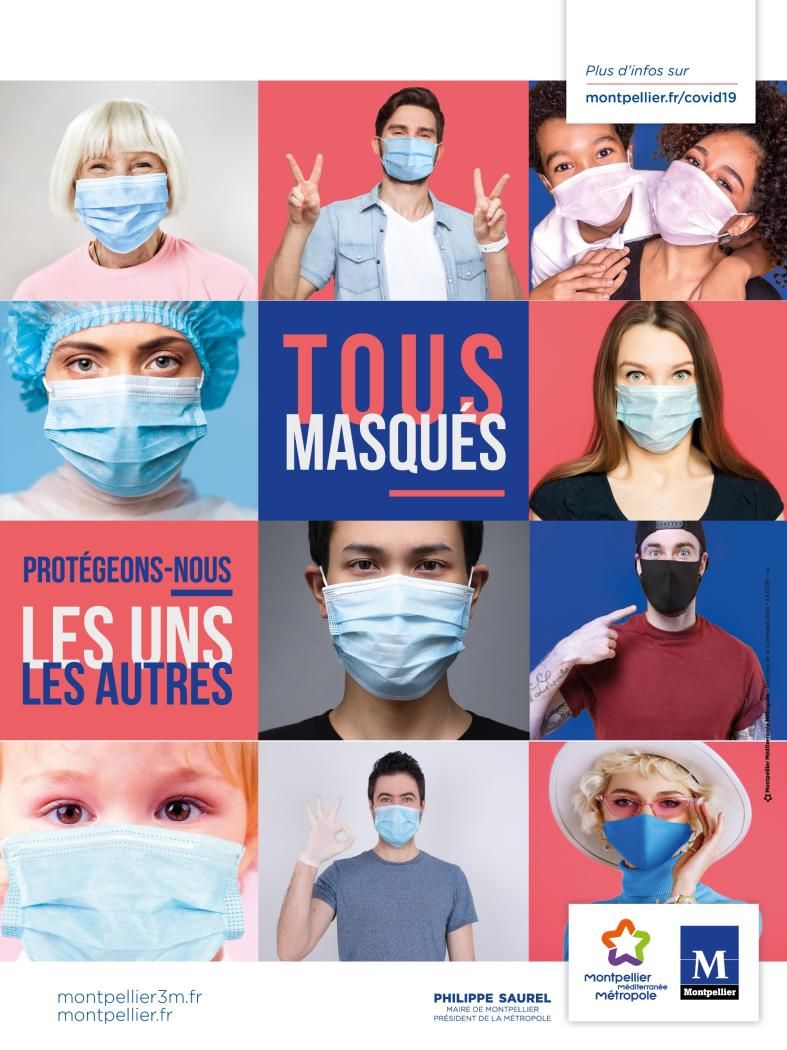 Ville de Montpellier — Tous masqués